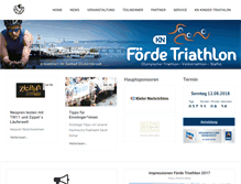 Tablet Screenshot of kiel-triathlon.de